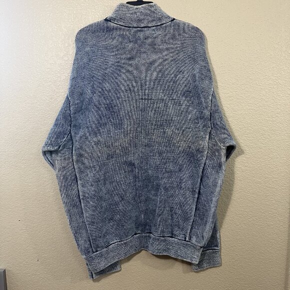 GRIMES Miss Anthropocene Denim Knit9000 Turtleneck Sweater XL - Picture 8 of 9